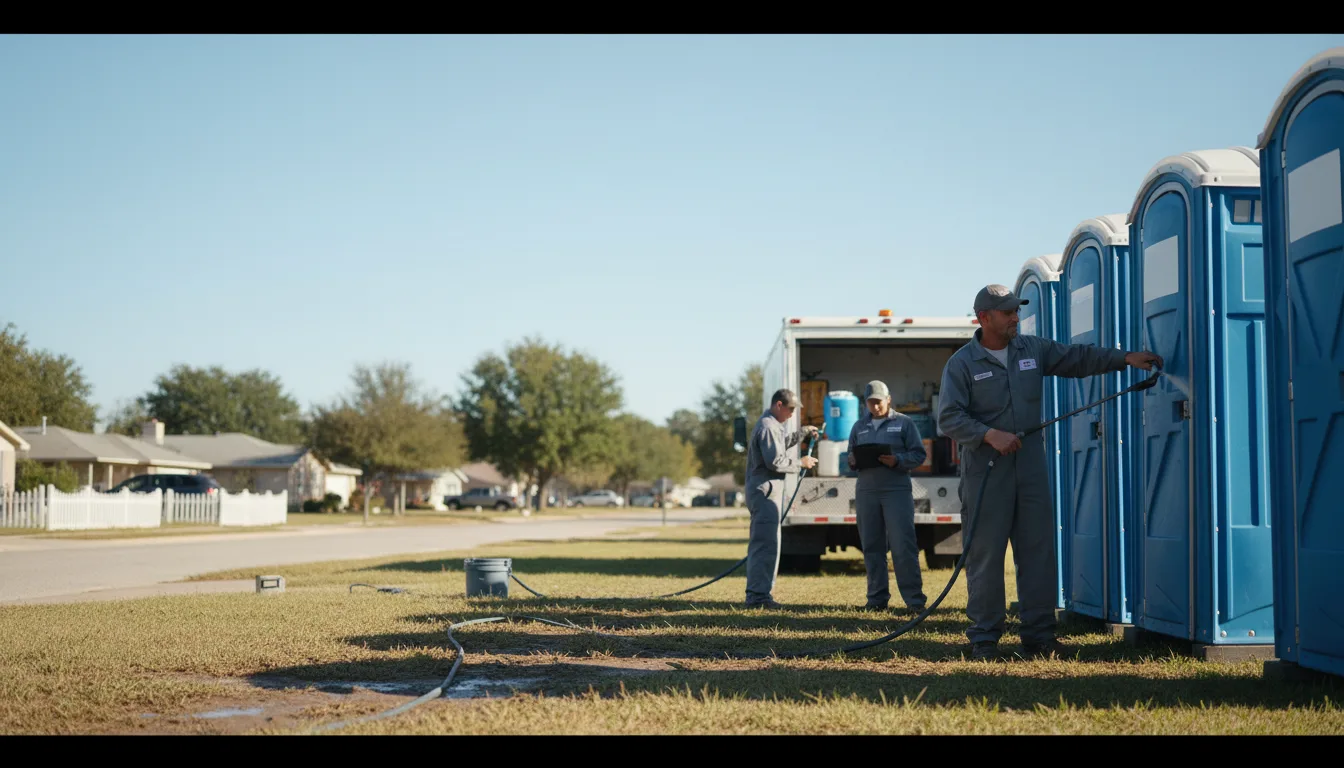 Long-Term Portable Toilet Rental in Cameron, IL near me